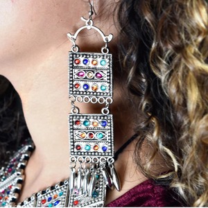 Collar Tradicional Afgano Hecho a Mano con Cuentas de Latón, Accesorio de Moda Étnico, Tribal y Cultural para Mujeres, Ideal para Fiestas, Festivales y Bodas - Product Image 3