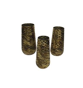 Maceta de Flores Artesanal India Clásica con Acabado Antiguo de Aluminio y Cobre para el Hogar y el Jardín - Product Image 5