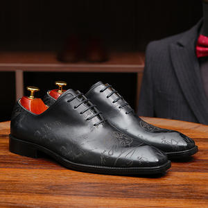 รองเท้าหนังแบบ Brogue ดีไซน์ทันสมัย พร้อมรายละเอียดแบบเจาะรูและพื้นรองเท้าดูดซับแรงกระแทก สำหรับผู้ชายใส่ในโอกาสทางธุรกิจ - Product Image 2