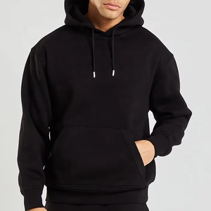 Ensemble sweat-shirt et jogging pour homme en coton 100% tricoté, écologique, séchage rapide, respirant, motif uni, design d'hiver - Product Image 2