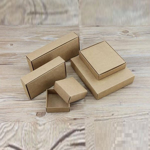 Grande boîte cadeau en kraft marron, boîte cadeau de mariage noir violet grandes boîtes d'emballage cadeau de Noël prix de gros - Product Image 6