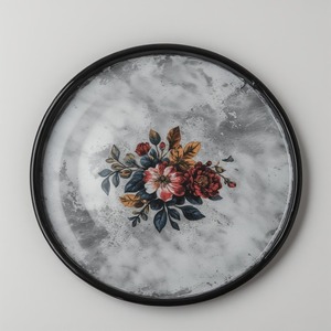 <b>Crystal</b> Pearl Resin Charger Plate With Smooth Glazed Surface And Gentle Opalescent Shine For High-End Dining Aesthetics - Product Image 2