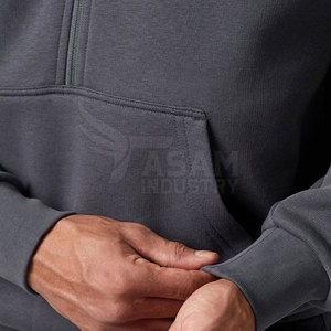 Sudadera con Cierre de Cremallera, Mezcla de Algodón Suave, Diseño Elegante para Uso Casual y Urbano - Product Image 5