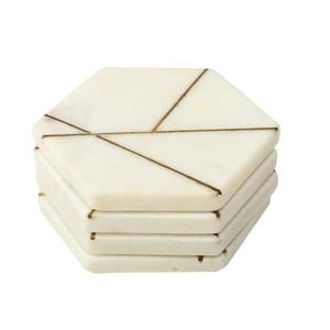 Marble Coaster for Coffee Cocktail <b>Beer</b> Tea Kitchen Catering Accessories Decorative <b>Mats</b> & Pads - Product Image 1