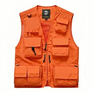 Gilet de travail en poly coton pour homme avec pantalon uniforme multi-poches pour l'usine minière gilet de sécurité routière - Product Image 6