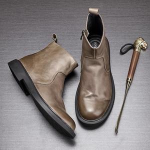 Chaussures Oxford en cuir de vachette pleine fleur avec talon amorti et design antidérapant, chaussures habillées pour hommes, chaussures en cuir - Product Image 2