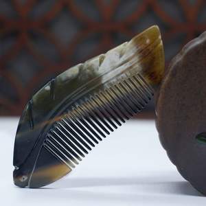 หวีผมแตรแบบโบราณเป็นมิตรต่อสิ่งแวดล้อม - Product Image 1