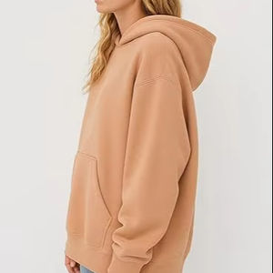 Sweat à capuche classique de couleur unie pour femmes confort confortable coupe ample à capuche entraînement sweats à capuche pour femmes col uni pour la saison d'hiver - Product Image 6