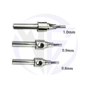 Outils de perforation de greffe de cheveux FUE Ertips avec plaques dentelées et bouches en corne en acier inoxydable pour l'implantation et le traitement de la perte de cheveux - Product Image 1
