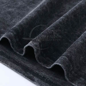 Camiseta informal de lavado ácido para hombre, ropa deportiva de algodón 100% de secado rápido, diseño de entrenamiento ajustado con cuello redondo, fabricante - Product Image 5