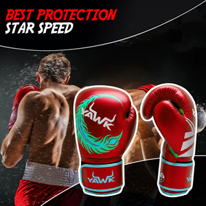 Guantes de Kick Boxing Personalizables de Alta Calidad, Material de Cuero, Secado Rápido, Transpirables, Cómodos, para Artes Marciales y Boxeo - Product Image 2