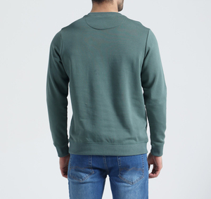 Alta calidad 100% algodón hombres pulóver sudaderas de gran tamaño con Puff impresión Streetwear sudadera para hombres - Product Image 5