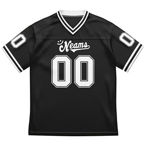 2025 maillot de football américain Oem de marque personnalisé de haute qualité grande taille adulte pratique uniforme taille personnalisée meilleure broderie - Product Image 5