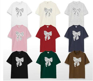 เสื้อยืดทรงสลิมฟิต ผ้าสแปนเด็กซ์/คอตตอน คอมฟิเท็กซ์ โบว์ แฟบริค 240 แกรม ลายตัวอักษร สตรีทแวร์ ยูนิเซ็กส์ ผู้ชาย ผู้หญิง - Product Image 2