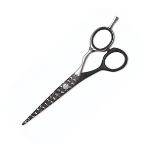 Ciseaux de barbier en acier inoxydable de 5,5 pouces, revêtement papier, coupe de cheveux de salon, lame tranchante, réglage du doigt, coiffure - Product Image 4