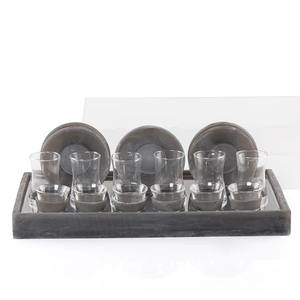 ถ้วยชาอีพ็อกซี่ทำด้วยมือและชุดกาแฟ12ชิ้นชุดการแสดงโดมอะคริลิคหรูหราพร้อมกล่องของขวัญสำหรับบ้านรอมฎอน - Product Image 1