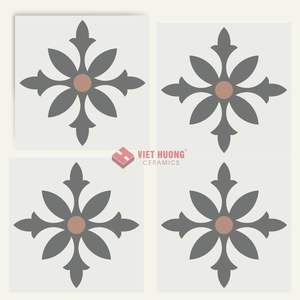 Carrelage en ciment 200x200 fait main, carrelage marocain vintage de luxe pour la décoration intérieure haut de gamme de cuisine et de salle de bain - Product Image 2