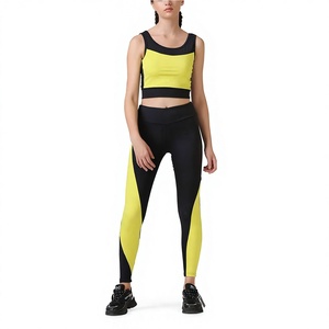 Nuevo conjunto de Yoga estampado para mujer, venta al por mayor, Conjunto de sujetador de mallas de gimnasio, conjunto de Yoga de entrenamiento para damas 2024 - Product Image 1