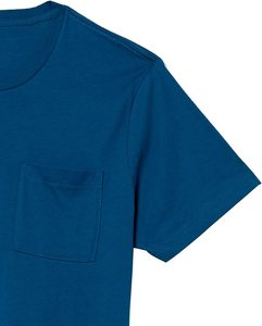 T-shirts de haute qualité pour hommes, vêtements décontractés à la mode, broderie élégante, logos, étiquette de broderie bouffante, motif à carreaux, manches longues, 180g - Product Image 1