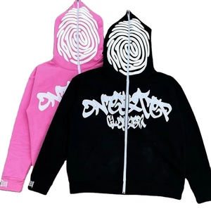 Streetwear OEM de haute qualité pour hommes 100% coton surdimensionné hiver polaire respirant sweats à capuche - Product Image 1