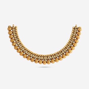 Collier vintage en alliage avec perles - Bijoux de mariage tendance - Product Image 1