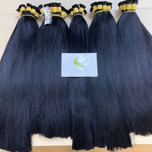 Pelo a granel al por mayor 100% cabello humano cabello natural ruso virgen Remy crudo cutícula alineada extensiones de cabello - Product Image 5