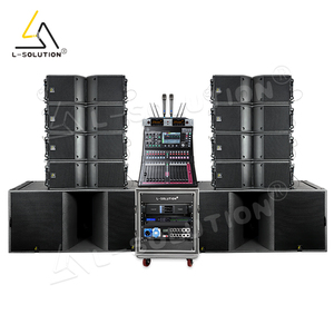 Hot bán kép 18 inch loa siêu trầm dòng mảng Loa hệ thống khuếch đại công suất sân khấu chuyên nghiệp âm nhạc DJ Loa thiết lập hệ thống - Product Image 2