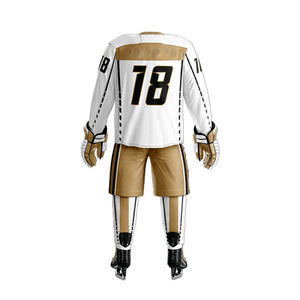 Nouvelle Arrivée : Maillot de Hockey sur Glace Personnalisé par Sublimation – Design Inédit, 100% Polyester, Haute Qualité, Confortable, Séchage Rapide et Respirant - Product Image 5