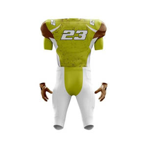 Dernière conception uniforme de maillot de football américain couleur noire et verte uniforme de football américain personnalisé en gros - Product Image 4