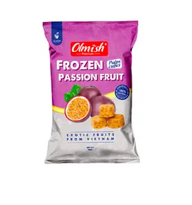 High quality Passion fruit pulps cubes in Frozen Fruits Delicious safe IQF Frozen Fresh for health from Vietnam