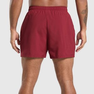 Maroon High Quality Stretch Micro <b>Cool</b> <b>Shorts</b> Casual Drawstring Custom Logo Sports Active Workout Gym Athletic <b>Shorts</b> - Product Image 3