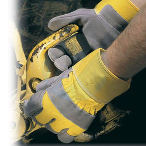 Doigt complet Gants de sécurité en gros Gants de sécurité respirants Gants de sécurité en cuir durable - Product Image 6