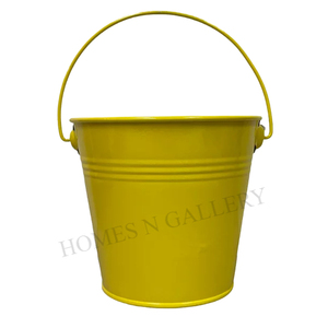 Nuevo diseño de alta calidad más vendido, macetas de cubo y macetas de flores con acabado recubierto de polvo antiguo de la India - Product Image 1