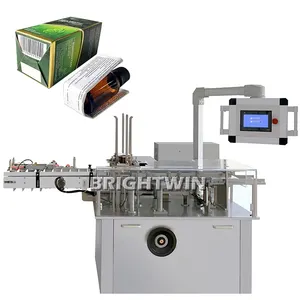 Brightwin hộp giấy cartoner dọc tự động máy đấm bốc kem đánh răng ống CE phê duyệt