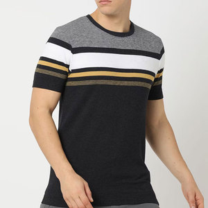 Derniers modèles de vêtements de rue à la mode T-shirt à manches courtes T-shirt Offre Spéciale hommes avec logo imprimé et doublure - Product Image 1