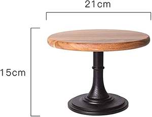 Support à gâteau en bois à 3 niveaux haut sur demande en forme ronde pour la maison hôtels restaurants fête multi fonctionnel disponible prix le moins cher - Product Image 5