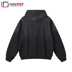 Sudadera con Capucha Extra Grande para Mujer, Diseño Gráfico Personalizado, Alta Calidad, 100% Algodón, Bordada, Dobladillo Acanalado, Hombros Caídos, Logotipo Frontal Digital - Product Image 6