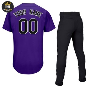 Vêtements de sport uniformes de baseball unis avec logo personnalisé uniformes de baseball de haute qualité à vendre uniformes de baseball fabriqués sur mesure - Product Image 2