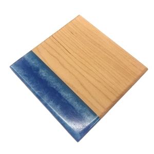 Posavasos personalizado de alta calidad, posavasos de madera de empalme creativo para el hogar, posavasos redondo, posavasos personalizado - Product Image 1