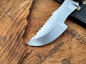 Venta caliente Cuchillos rectos Hoja de acero inoxidable G10 Mango Rastreador DE SEGURIDAD Cuchillo de caza para acampar al aire libre - Product Image 6