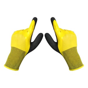 100%, guantes de trabajo de cuero Industrial de piel de cabra de grano completo duraderos, puño antideslizante para invierno para trabajo informal al aire libre - Product Image 6