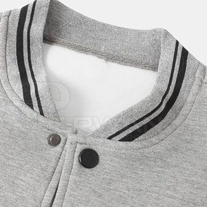 เสื้อแจ็คเก็ตเลตเตอร์แมนขนสัตว์สำหรับผู้ชาย คุณภาพสูง ผลิตตามสั่ง สำหรับฤดูใบไม้ร่วงและฤดูหนาว แห้งเร็ว ระบายอากาศได้ดี สวมใส่สบาย ทนทาน คอตั้ง บริการ OEM - Product Image 3