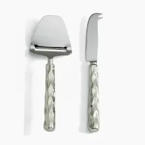 Ensemble de couteaux à fromage en acier inoxydable avec manche doré de qualité supérieure, couverts élégants pour la maison, les mariages et la cuisine - Product Image 5