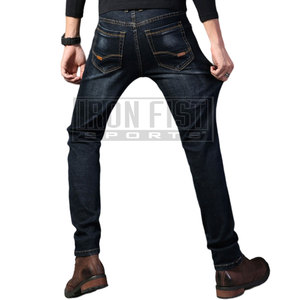 Jean Classique Homme Coupe Slim Léger Design Élégant Respirant 100% Coton pour Tous les Jours Mode Été Automne Hiver - Product Image 4