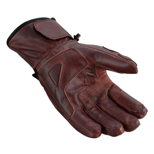 Red Stonewash Motorbike Armoured Thinsulate Leather Gloves Motorcycle Auto Racing Wear Genuine Leather Gloves For Men - Product Image 3