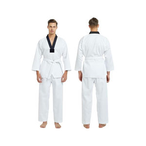 Tenues de combat et d'entraînement, ensembles d'uniformes de Taekwondo à manches longues, nouveau design personnalisé, haute qualité, extensible, unisexe - Product Image 1