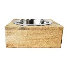 Support en bois de mangue avec bol en acier inoxydable pour animaux de compagnie, nouveau Look bol en métal pour animaux de compagnie, prix de gros, nouveau chargeur - Product Image 5