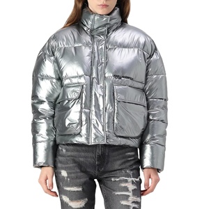 Abrigo de Moda Casual para Mujer, Chaqueta Larga Acolchada de Plumón Grueso para Invierno, Relleno de Plumón de Ganso Cálido - Product Image 1