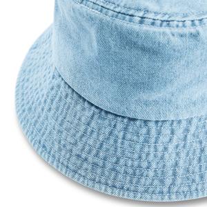 High-Quty Men's Sky Blue Buet Hat Vintage Premium Canvas Designer Logo Impreso Regar Plain Summer Aplicable Own Branded Buet - Product Image 4