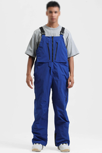 OEM Unisex Plus Size Ski Overall Warm Waterproof Windproof Breathable Gor-<b>Tex</b> Taped Seams Detachable Collar 100% Polyester - Product Image 6